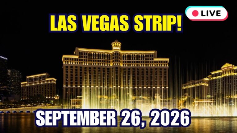 LAS VEGAS STRIP SATURDAY NIGHT LIVESTREAM! INCOMING WEATHER