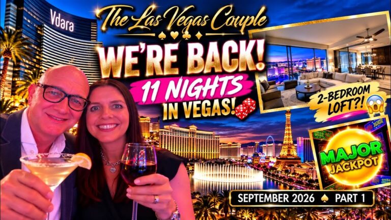 LAS VEGAS VLOG | SEPTEMBER 2026 | PART 1 | WE’RE BACK! 🎰