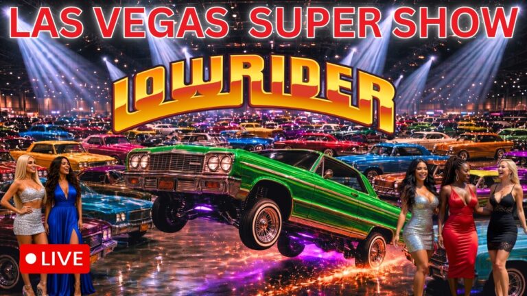 🔴LIVE: Las Vegas LOWRIDER Super Show | Sept 19, 2026 | INSANE Classic Car Builds