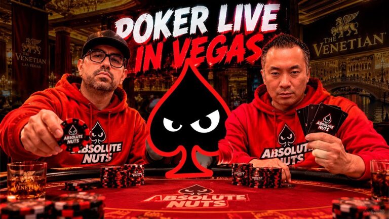 LIVE POKER in Las Vegas – Absolute Nuts! – The Venetian Resort – No Limit Texas Holdem – #poker