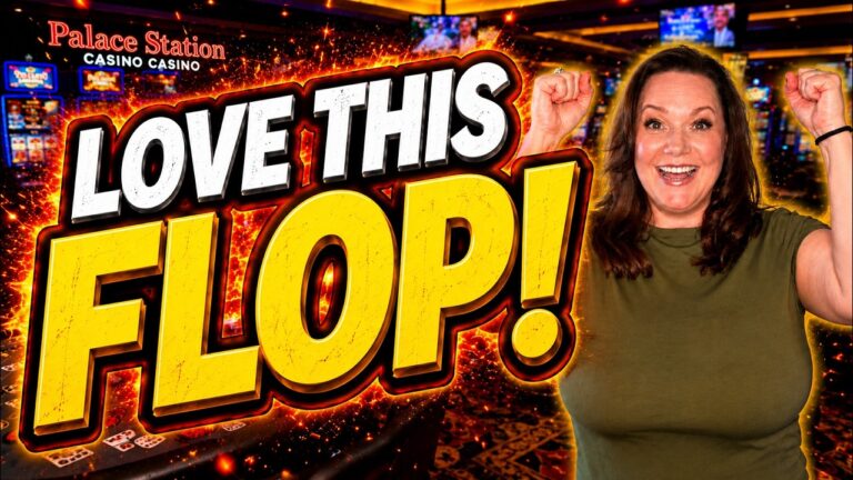 LOVE THIS FLOP!! ULTIMATE TEXAS HOLD ‘EM in LAS VEGAS! (UTH) 🔥🍀 IRL