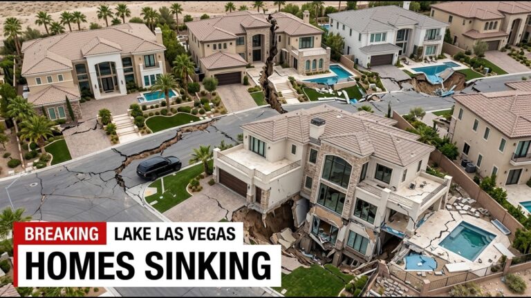 Lake Las Vegas’ Mansions Are Sinking Into Fake Ground — 90 Homes Are Already Cracking Apart