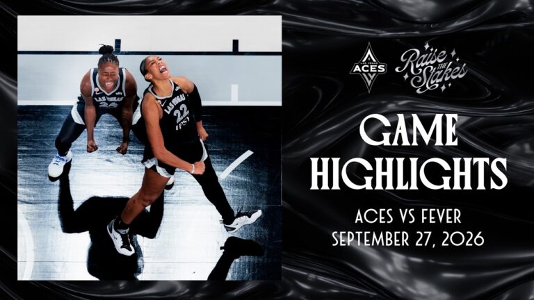 Las Vegas Aces vs Indiana Fever Highlights | 9.27.26