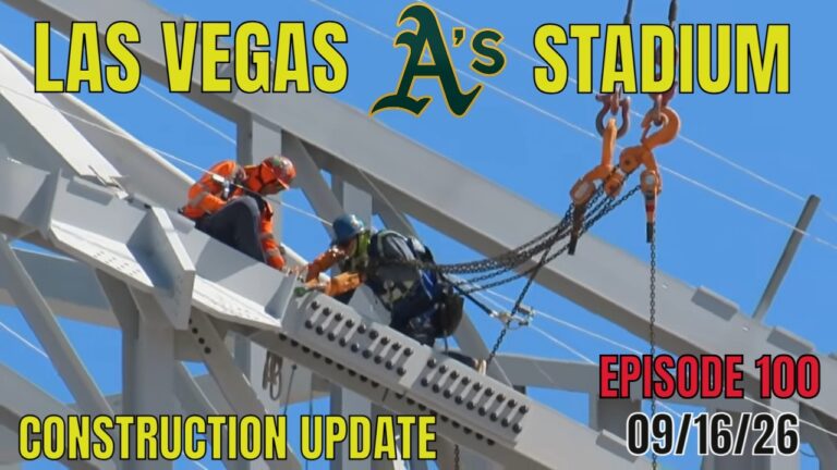 Las Vegas Athletics Construction Update 09 16 2026