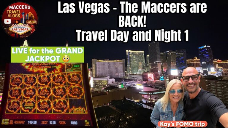 Las Vegas Day 1 – The MACCERS are BACK! LIVE for the GRAND 😳 & Our Incredible MGM Suite!