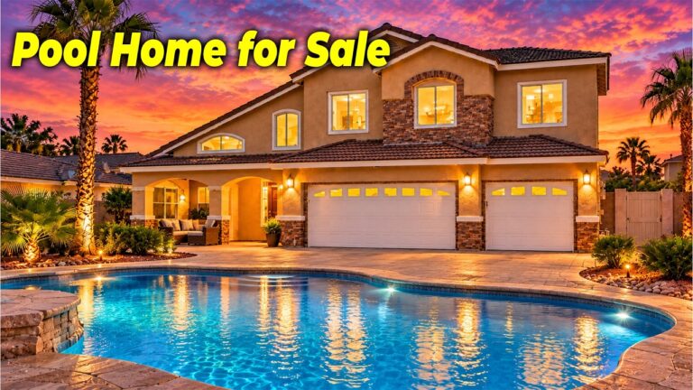 Las Vegas Home for Sale | Solar Power | Next Gen Suite | Sparkling Pool | 5 Beds 4 Baths