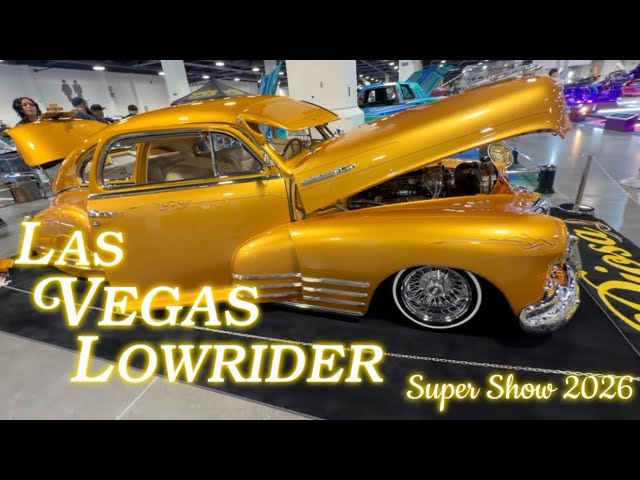 Las Vegas Lowrider Super Show 2026 #lasvegas #lowrider #carshow #2026 #hydraulic #california