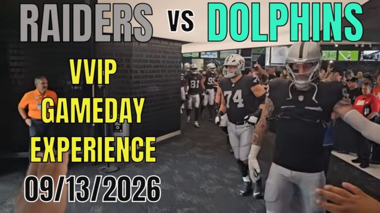 Las Vegas Raiders Gameday Experience 09 13 2026