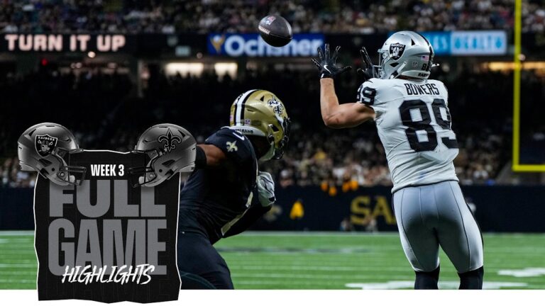 Las Vegas Raiders Highlights vs. New Orleans Saints | 2026 Regular Season Week 3