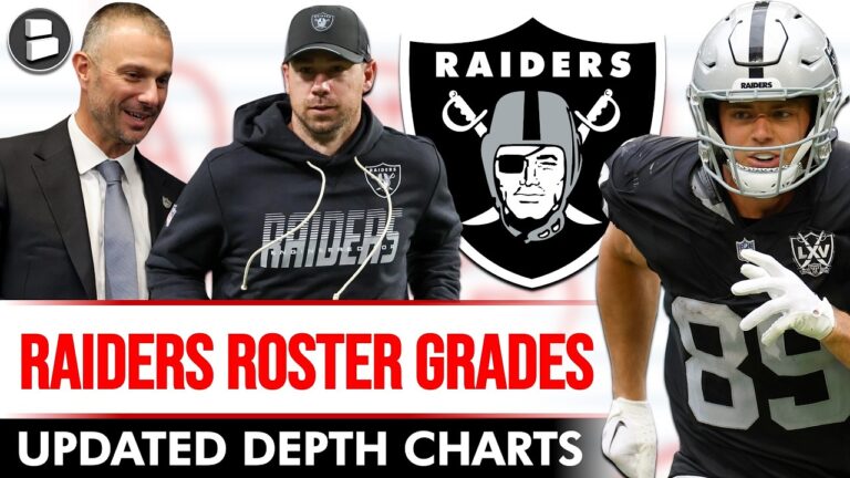 Las Vegas Raiders Roster Grades + UPDATED Depth Chart After Cuts & Practice Squad Signings