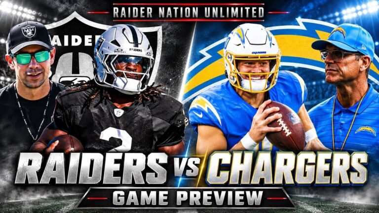 Las Vegas Raiders Vs Chargers Preview | News and Notes