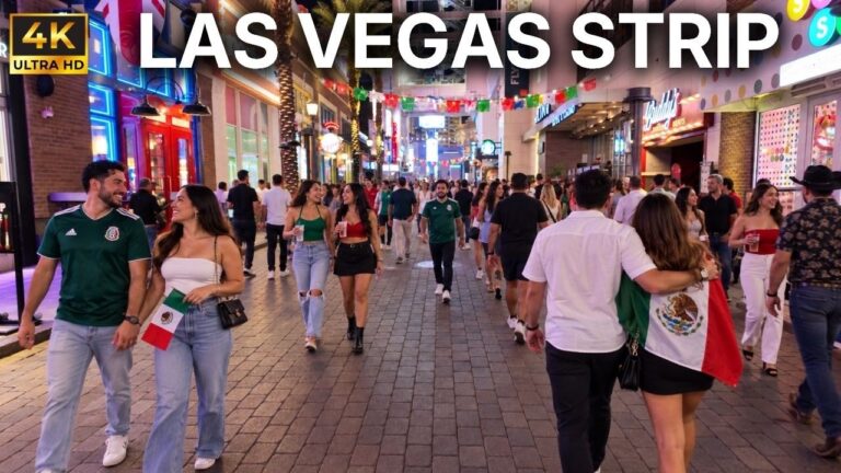 Las Vegas Strip Walking Tour | Mexican Independence Week | September 2026 [4K HDR]