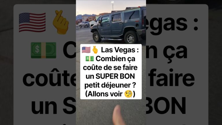 🇺🇸🫰 Las Vegas : combien ça coûte de se faire un SUPER BON petit déjeuner ? #lasvegas