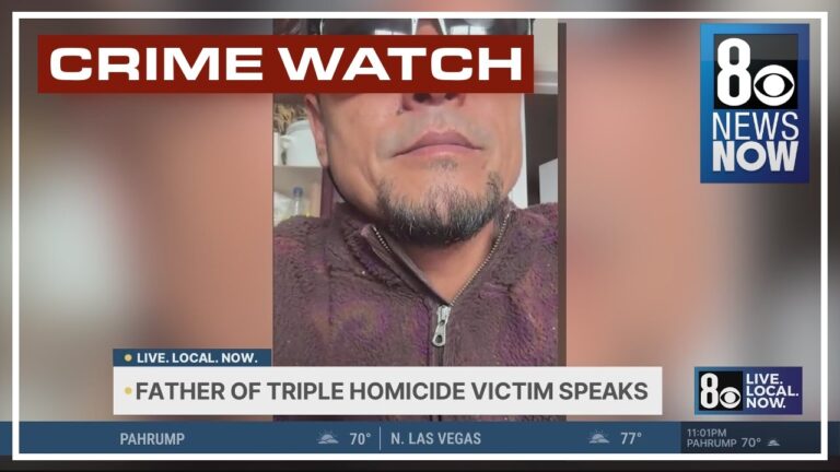 Las Vegas father of triple homicide victims speaks