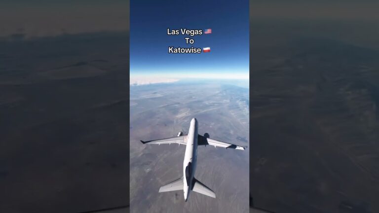 Las Vegas 🇺🇸 to Katowise 🇵🇱 #msfs #aviation