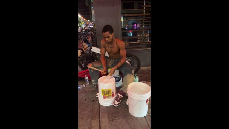 Live streaming of 1MRED bucket drumming in las vegas