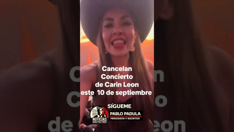 Los organizadores del concierto de Carin Leon en Las Vegas esperaron a último momento para