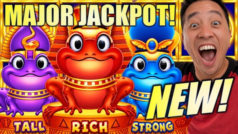 MAJOR JACKPOT!! HAVE YOU PLAYED THIS YET!? NEW PHARAOH FROGGY Slot Machine (IGT)