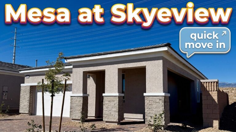 Mesa at Skyeview – Residence 1742 – $539k New Modern Single Story Home For Sale Northwest Las Vegas