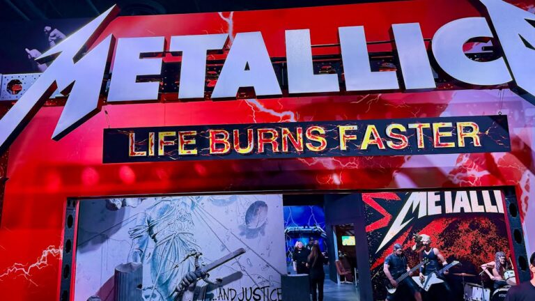 Metallica’s Sphere Las Vegas Pop Up Shop is huge! Quick Walkthrough 🚶💥