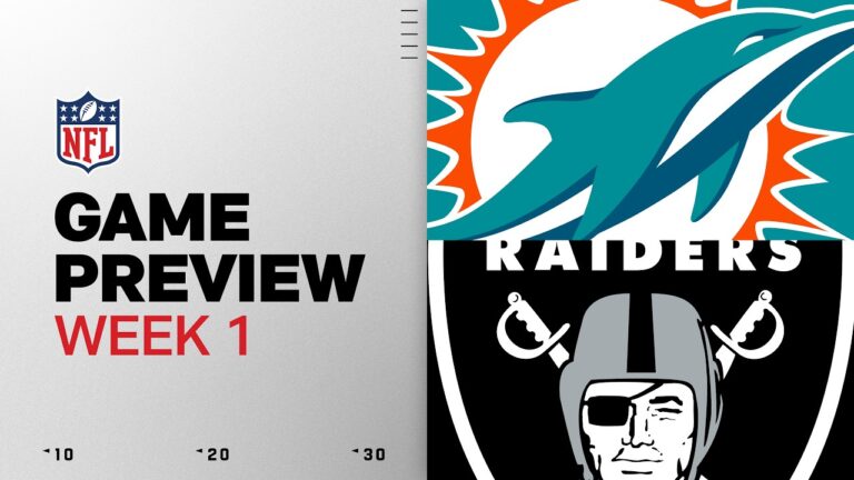 Miami Dolphins vs Las Vegas Raiders | 2026 Week 1 Game Preview