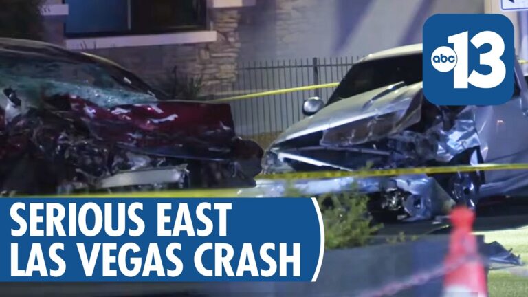 Mother and Daughter Seriously Injured in East Las Vegas Crash