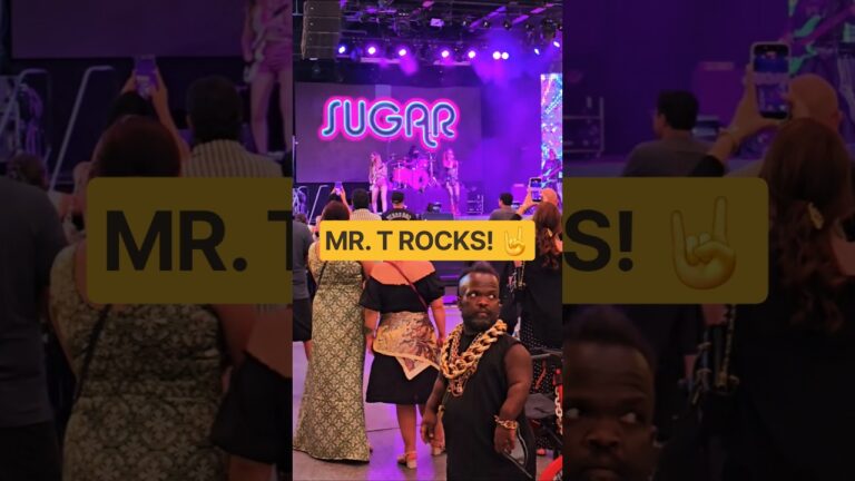Mr. T Rocks Out at SUGAR on Fremont Street Las Vegas 🤘🔥