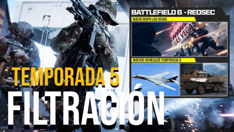 NUEVO MAPA LAS VEGAS TEMPORADA 5,  BOMBARDERO B1, VEHÍCULOS y mas en  BATTLEFIELD 6 y REDSEC
