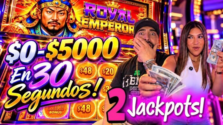 OMG! En SEGUNDOS gané MILES de DÓLARES 2 JACKPOTS en este NUEVO JUEGO en Las Vegas! 💰🔥
