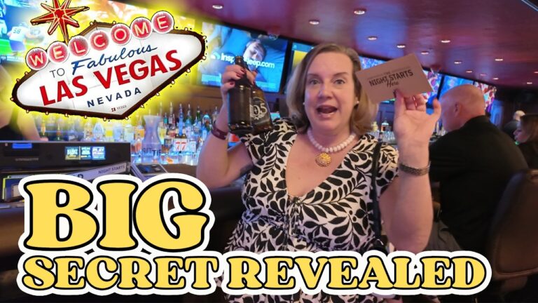 *Open Bar* Every Night For One Hour on *Fremont Street* Las Vegas
