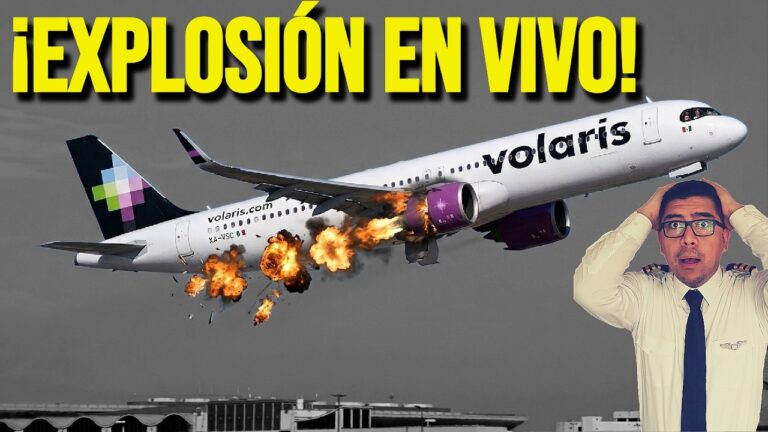 ¡PÁNICO A BORDO! motor explota despegando de las Vegas