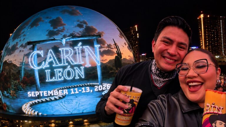 PRIMER MEXICANO EN LA ESFERA DE LAS VEGAS! @carinleonoficial