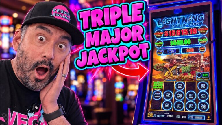 Palms Las Vegas Slots, Triple Major Jackpot Hand Pay