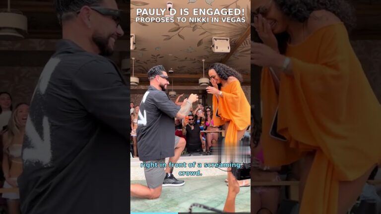 Pauly D PROPOSES to Nikki Hall in Las Vegas! 💍 #paulyd  #jerseyshore