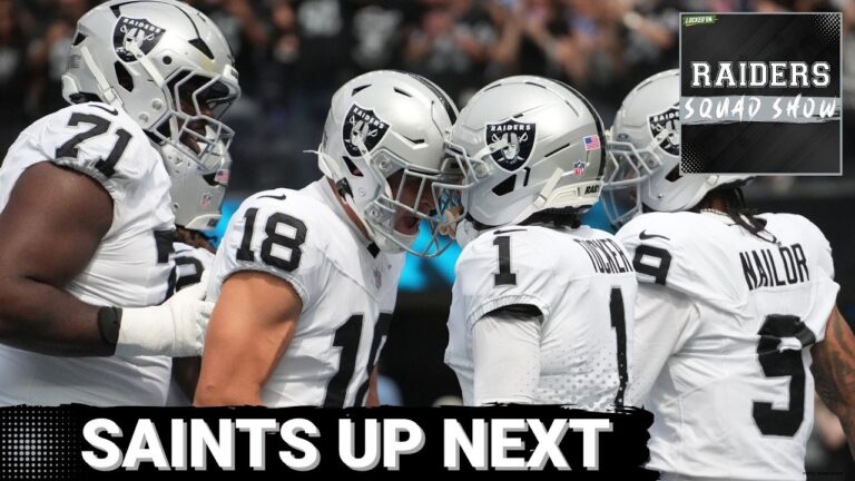 RAIDERS SQUAD SHOW: Las Vegas RAIDERS @ New Orleans SAINTS PREVIEW & Brock BOWERS PRACTICES