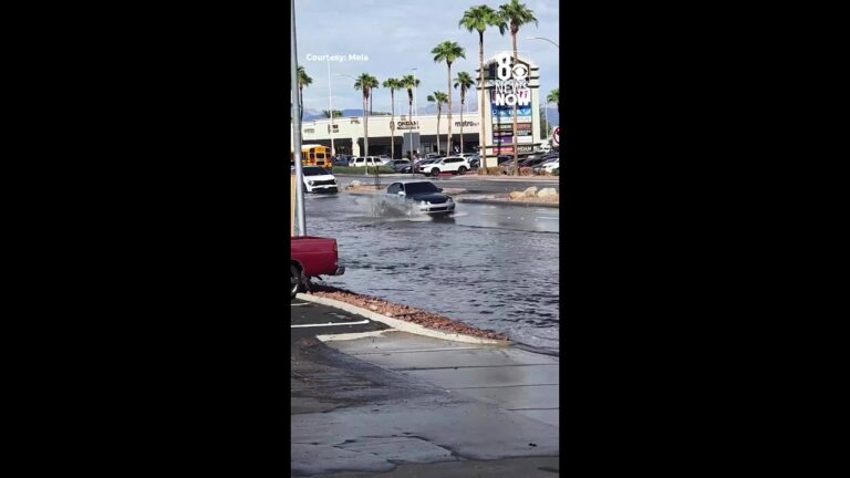 Rain and storms flood Las Vegas streets