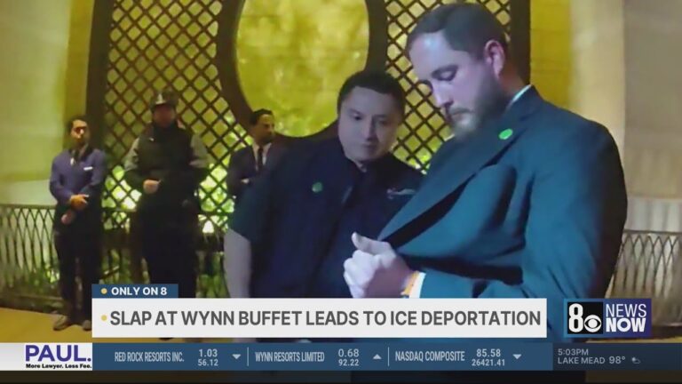 Slap at Las Vegas Strip buffet leads to ICE arrest, deportation