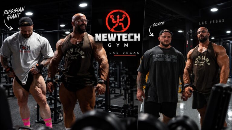TRAINING mit dem RUSSIAN GIANT! 😳 NEWTECH GYM LAS VEGAS