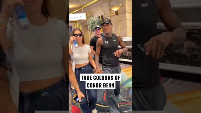 TRUE COLOURS OF CONOR BENN EXPOSED IN LAS VEGAS | DURING WEIGHT CUT HE MET FANS | WATCH VIA OUR LINK