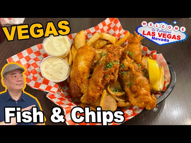 Terrific! Fish & Chips at the Emerald Island Grill. Las Vegas