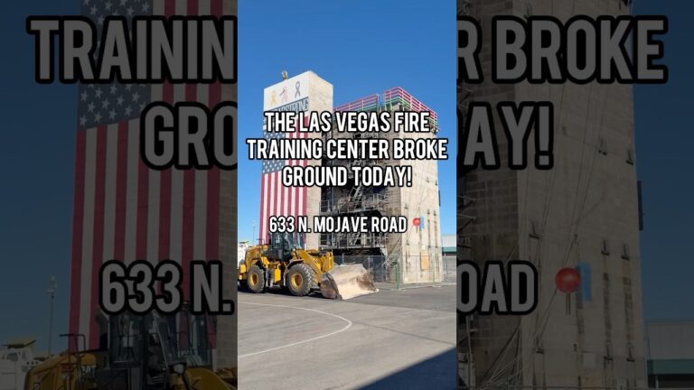 The Las Vegas Fire & Rescue Training Center broke ground today! 🔥