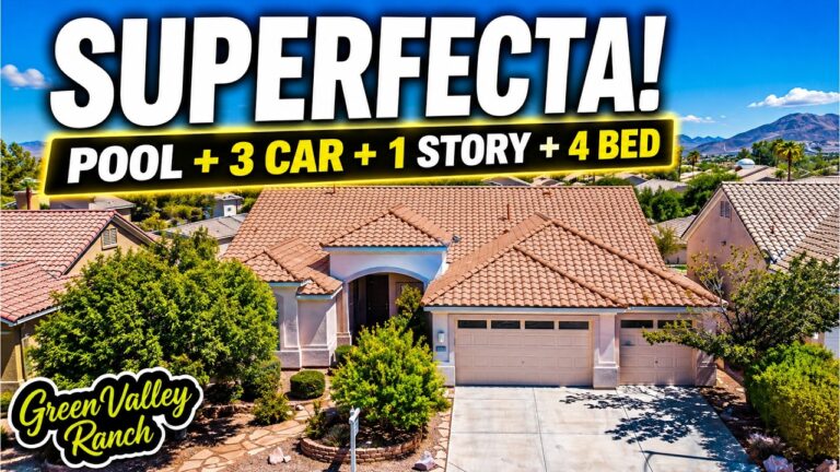 The Las Vegas Superfecta | Single Story Home for Sale | BEST Location | Sparkling Pool | Private