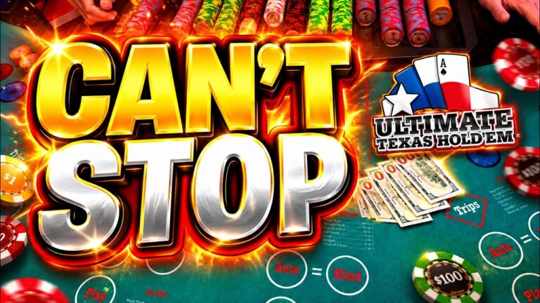 ULTIMATE TEXAS HOLD ‘EM in LAS VEGAS! CAN’T STOP!! (UTH) #LABORDAY