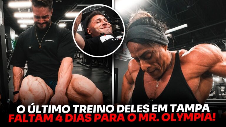 ÚLTIMO TREINO DELES ANTES DE IR PRA LAS VEGAS! FALTAM 4 DIAS PARA O MR. OLYMPIA!