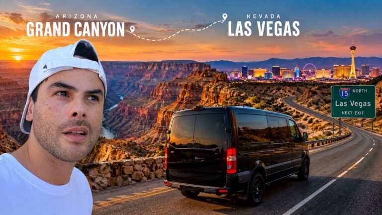 Viajando del GRAN CAÑÓN a LAS VEGAS 🚐: No Sabía Que USA 🇺🇸 Era Así