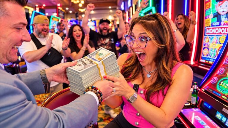 “WE’RE NOT LEAVING!!” He Said After I Won The MOST MONEY EVER on My Favorite Slot Machine!