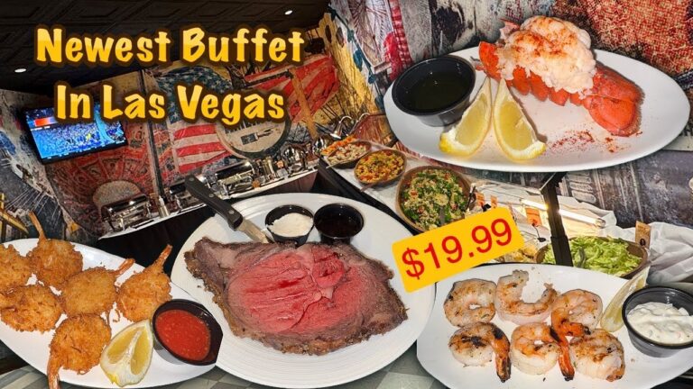 We Tried The New $19.99 Prime Rib Buffet At The Downtown Grand Las Vegas!