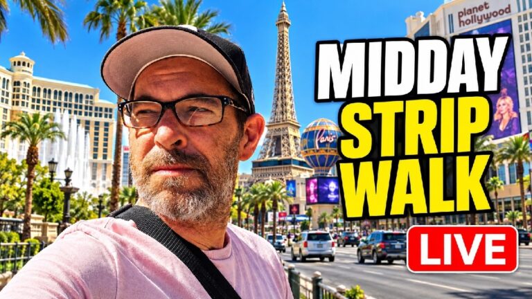 Wednesday Midday LIVE on the Las Vegas Strip | Free Range Vegas Walk