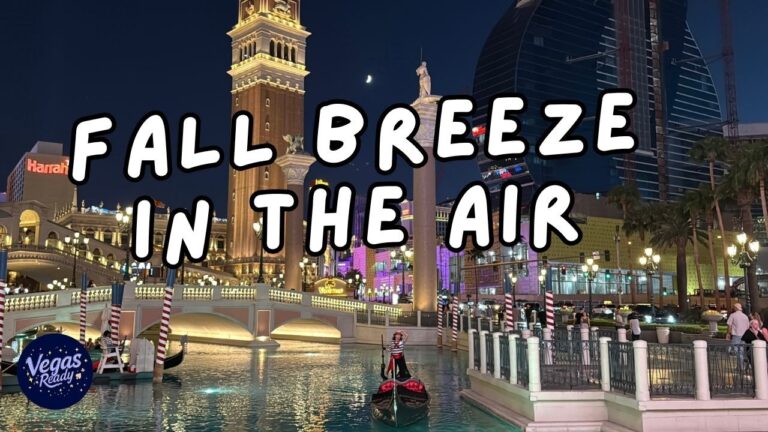 Weekday Night Walk On The Las Vegas Strip Beginning Of Fall Season 2026