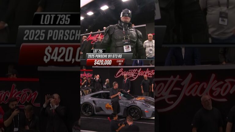 Weissach was ready for its moment!  – BARRETT-JACKSON 2026 LAS VEGAS AUCTION